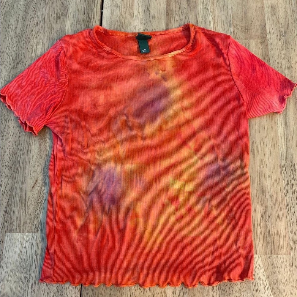 Wild Fable Tie Die Top